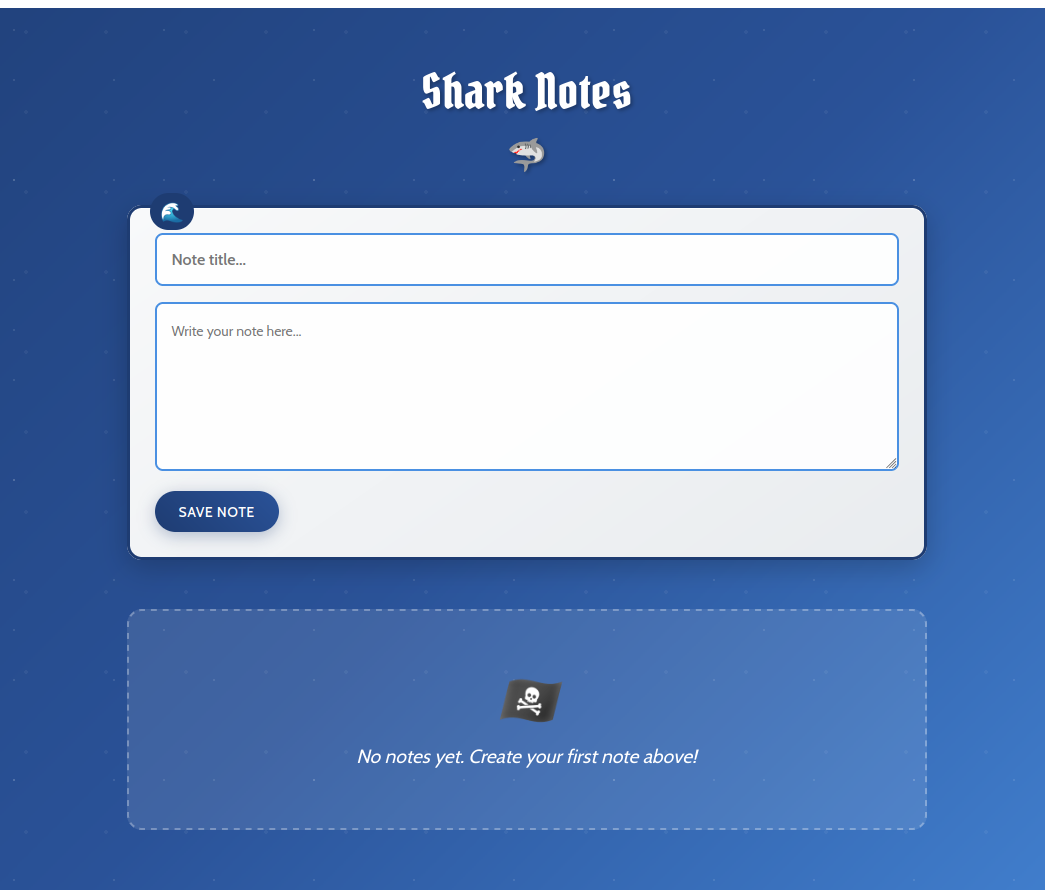 Shark Notes